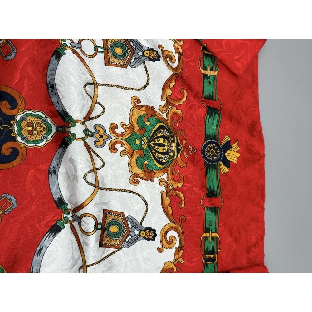 Scarf Abstract Design Made in Korea Womens 34.25
